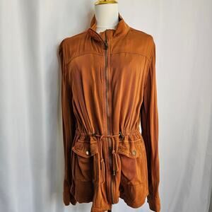 Gibson Latimer Women's L Rust Utility Military-Style Jacket